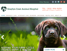 Tablet Screenshot of graylyncrestanimal.com